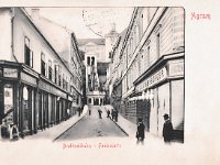 Bregovita ulica (današnja Tomićeva) 1903. godine, razglednica
